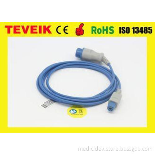 Patient Monitor SpO2 Extension Cable Round 12 Pin To 8 Pin